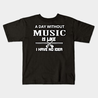 Music every day Kids T-Shirt